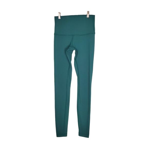 Lululemon Align Pant Legging Desert Teal Green Stretch 31" High Rise Yoga Size 6 - Picture 3 of 10